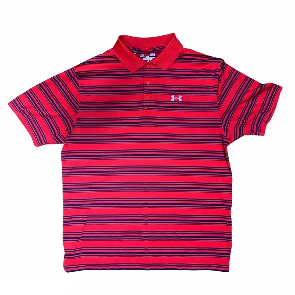Under Armour Loose Heat Gear Polo EUC